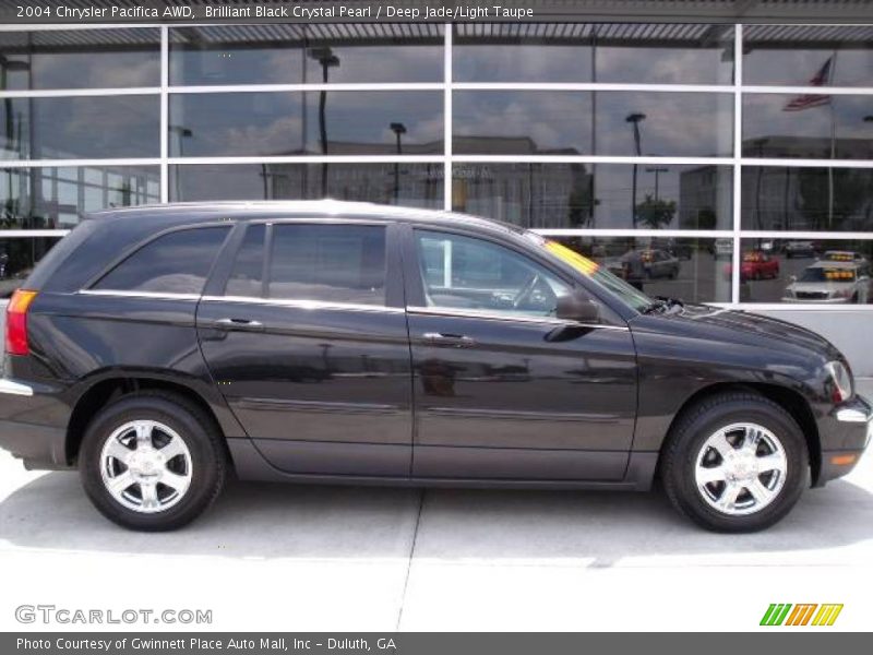 Brilliant Black Crystal Pearl / Deep Jade/Light Taupe 2004 Chrysler Pacifica AWD