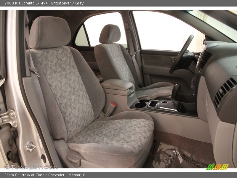 Bright Silver / Gray 2008 Kia Sorento LX 4x4