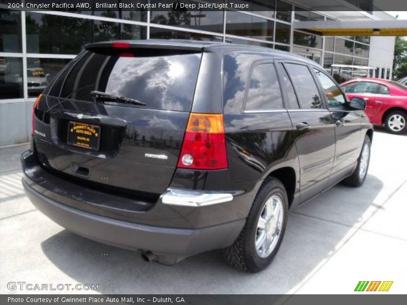 Brilliant Black Crystal Pearl / Deep Jade/Light Taupe 2004 Chrysler Pacifica AWD