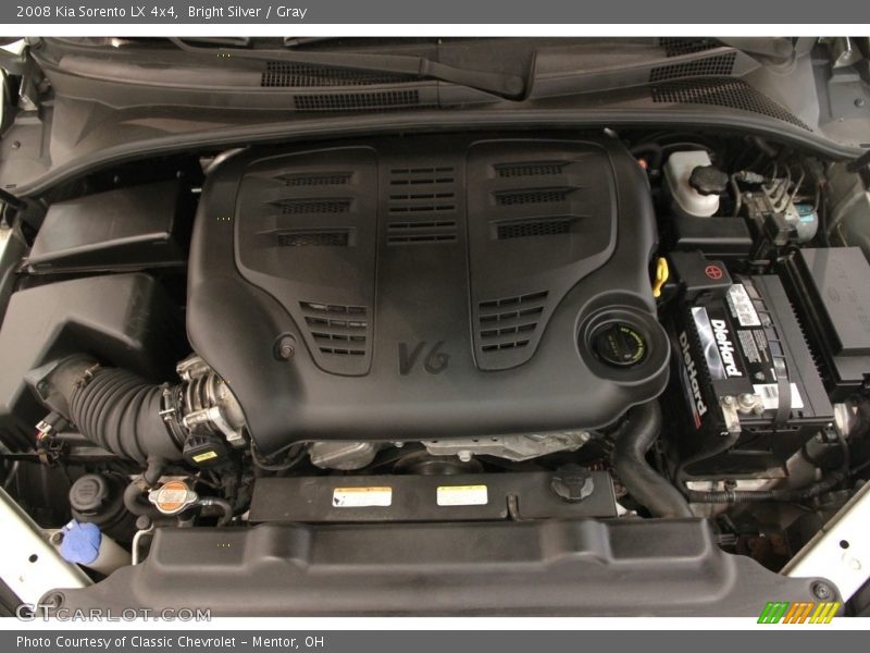 Bright Silver / Gray 2008 Kia Sorento LX 4x4