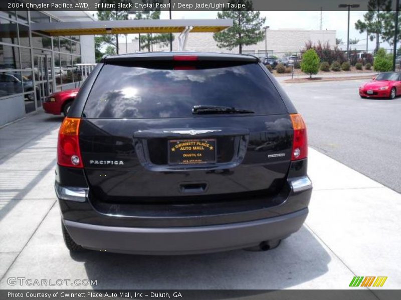 Brilliant Black Crystal Pearl / Deep Jade/Light Taupe 2004 Chrysler Pacifica AWD