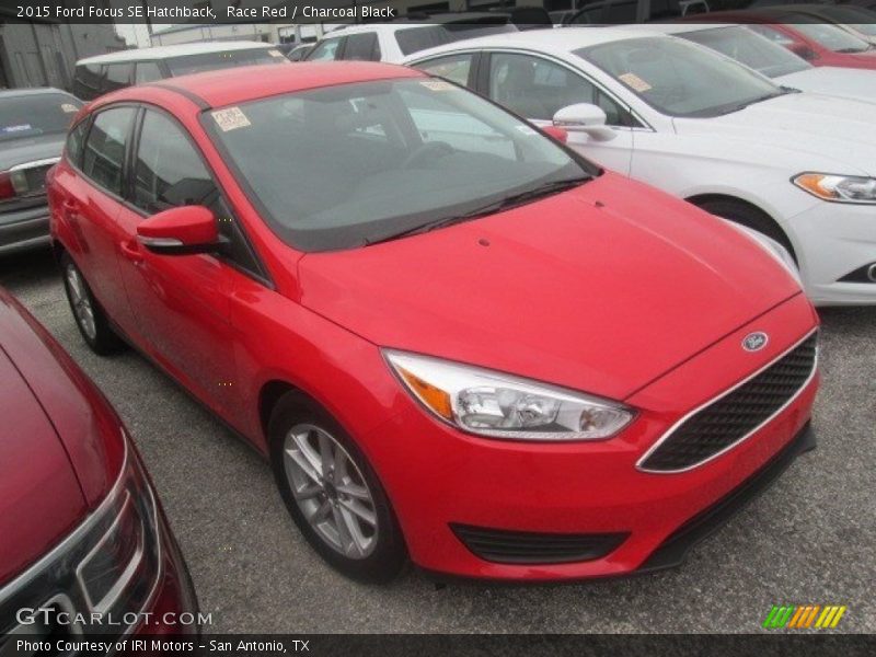 Race Red / Charcoal Black 2015 Ford Focus SE Hatchback