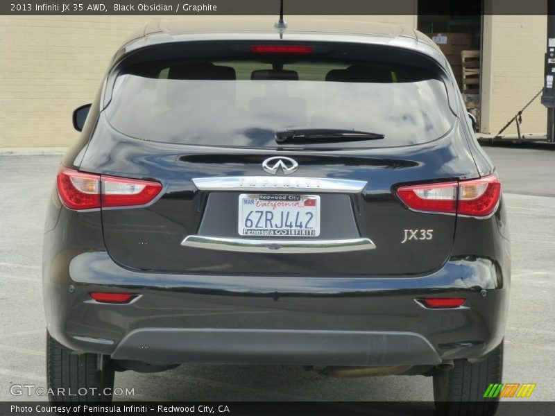 Black Obsidian / Graphite 2013 Infiniti JX 35 AWD