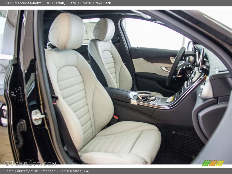 Black / Crystal Grey/Black 2016 Mercedes-Benz C 300 Sedan