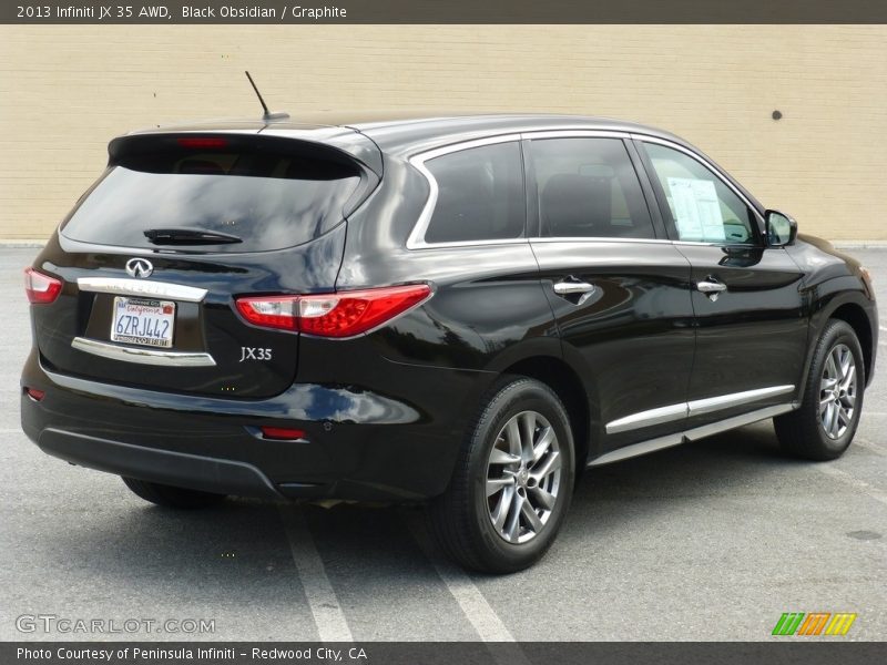 Black Obsidian / Graphite 2013 Infiniti JX 35 AWD
