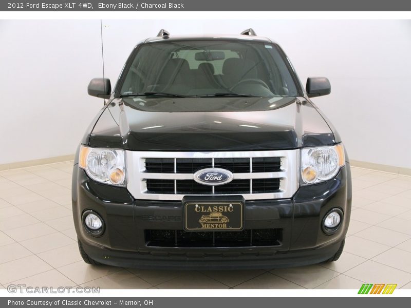 Ebony Black / Charcoal Black 2012 Ford Escape XLT 4WD