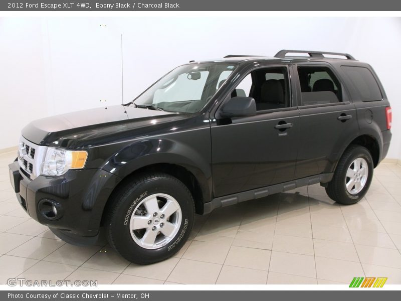 Ebony Black / Charcoal Black 2012 Ford Escape XLT 4WD