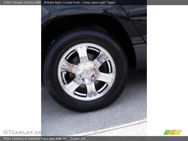 Brilliant Black Crystal Pearl / Deep Jade/Light Taupe 2004 Chrysler Pacifica AWD