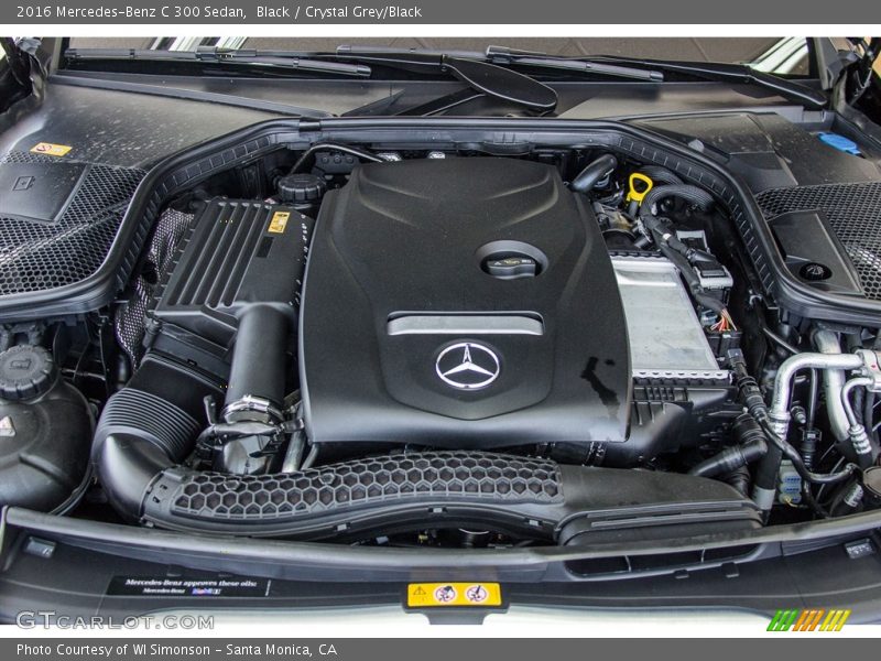Black / Crystal Grey/Black 2016 Mercedes-Benz C 300 Sedan