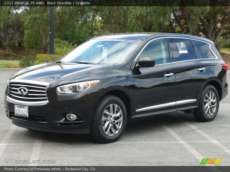 Black Obsidian / Graphite 2013 Infiniti JX 35 AWD