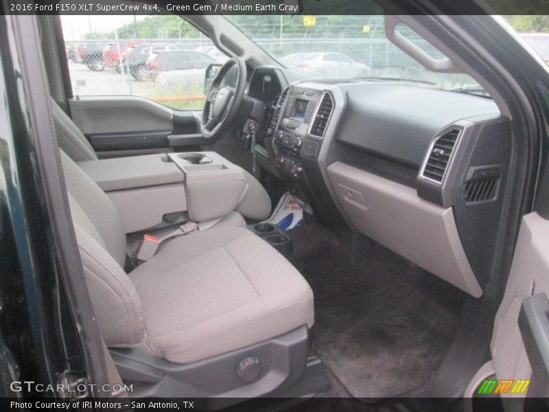 Green Gem / Medium Earth Gray 2016 Ford F150 XLT SuperCrew 4x4