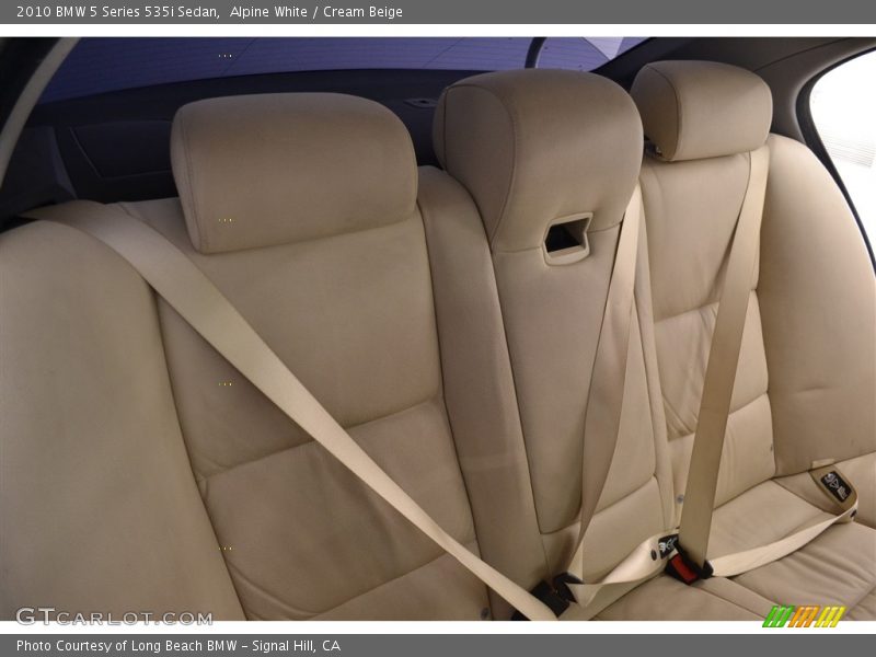 Alpine White / Cream Beige 2010 BMW 5 Series 535i Sedan