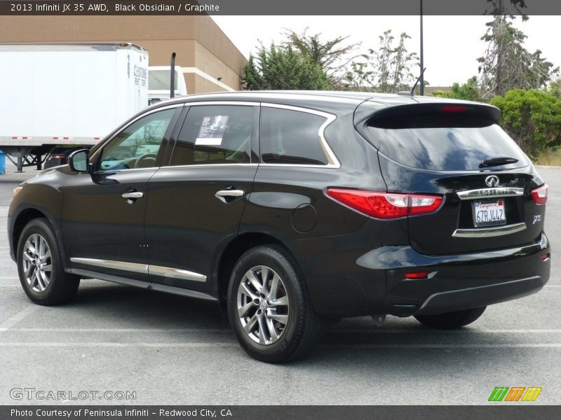 Black Obsidian / Graphite 2013 Infiniti JX 35 AWD