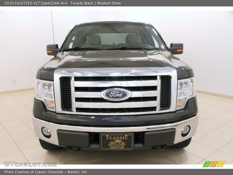 Tuxedo Black / Medium Stone 2010 Ford F150 XLT SuperCrew 4x4