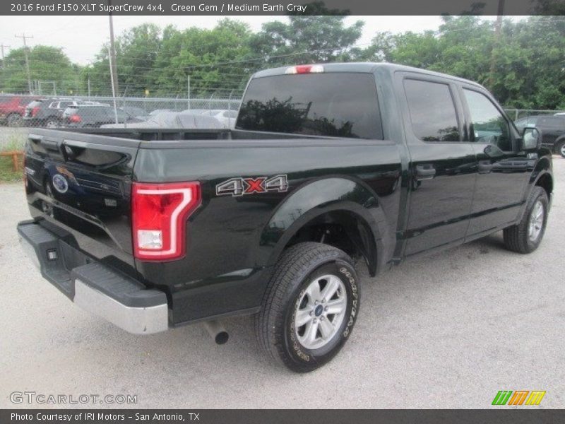 Green Gem / Medium Earth Gray 2016 Ford F150 XLT SuperCrew 4x4