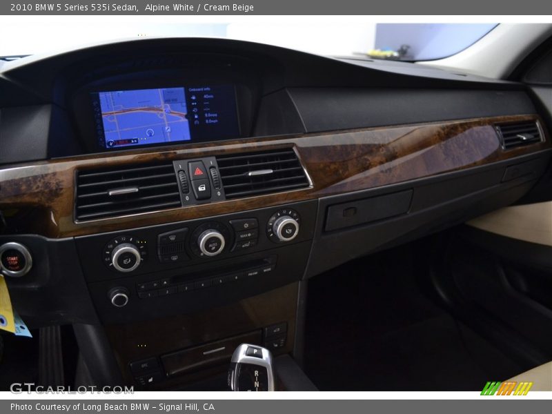Alpine White / Cream Beige 2010 BMW 5 Series 535i Sedan