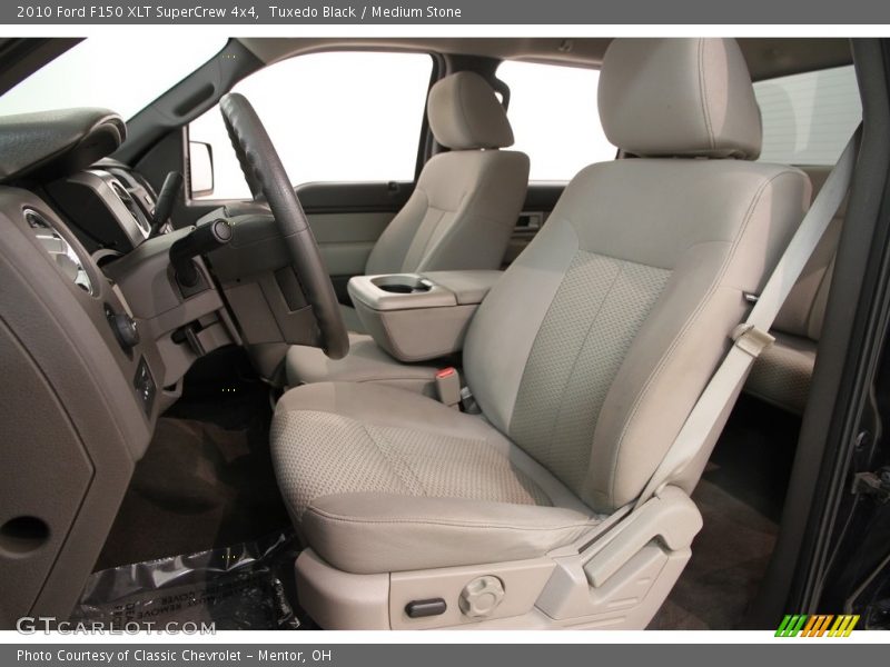 Tuxedo Black / Medium Stone 2010 Ford F150 XLT SuperCrew 4x4