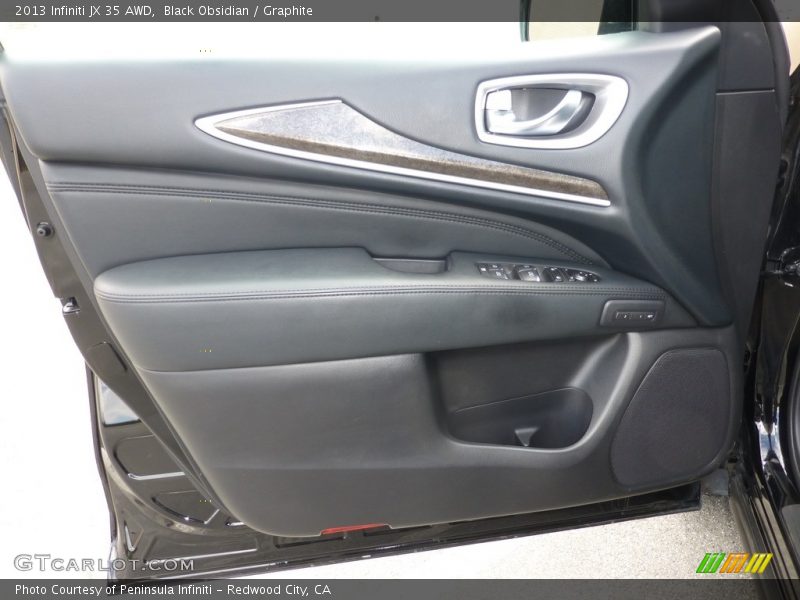 Black Obsidian / Graphite 2013 Infiniti JX 35 AWD