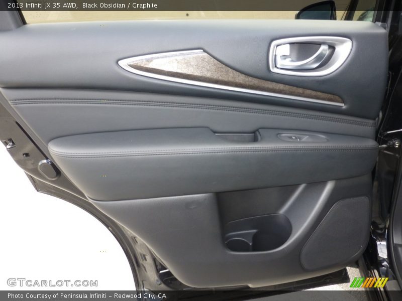 Black Obsidian / Graphite 2013 Infiniti JX 35 AWD