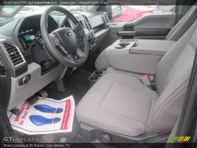 Green Gem / Medium Earth Gray 2016 Ford F150 XLT SuperCrew 4x4