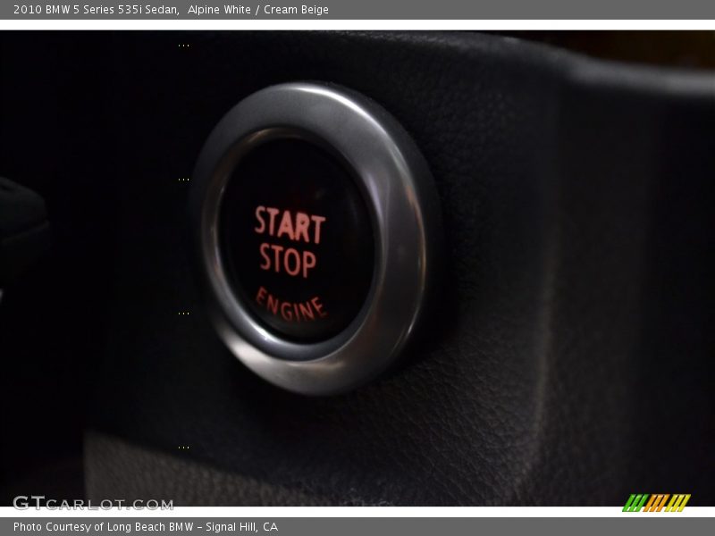 Alpine White / Cream Beige 2010 BMW 5 Series 535i Sedan