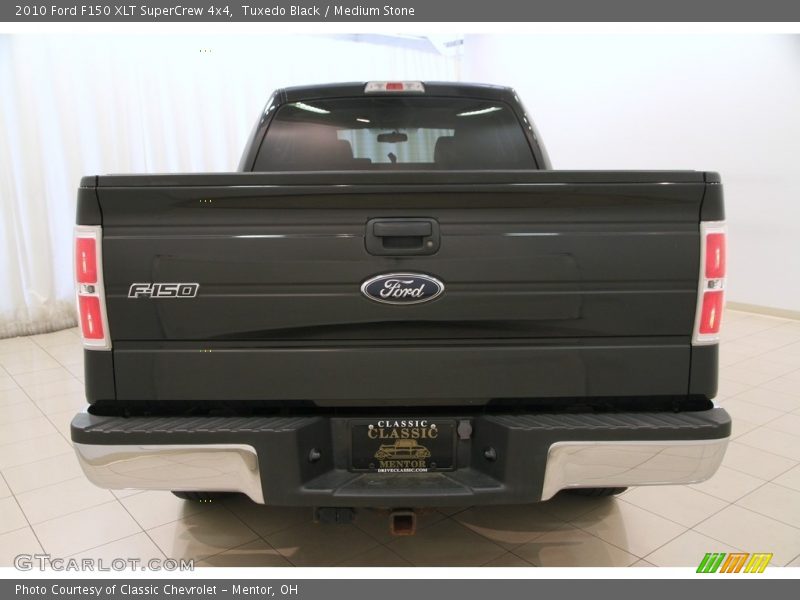 Tuxedo Black / Medium Stone 2010 Ford F150 XLT SuperCrew 4x4
