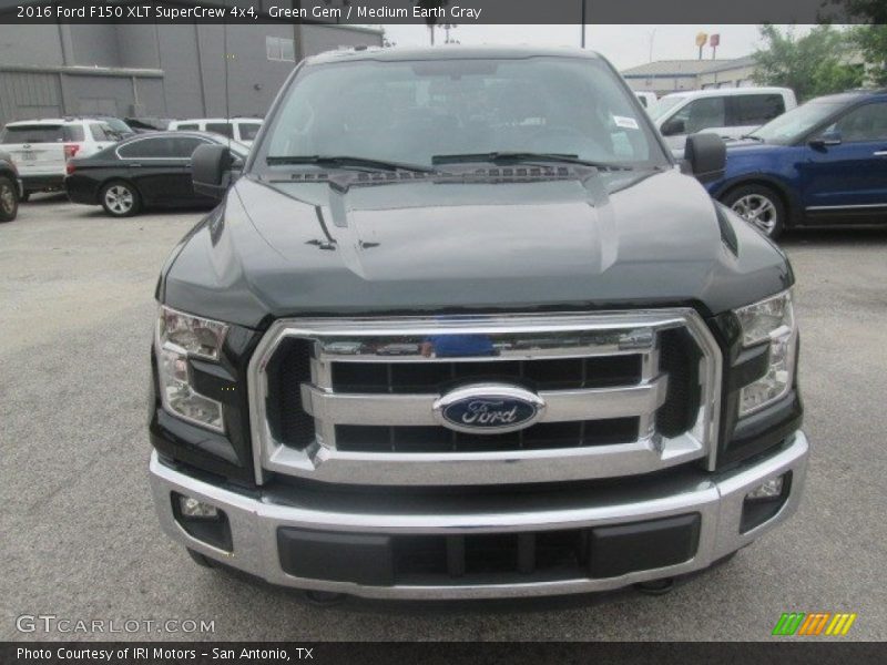 Green Gem / Medium Earth Gray 2016 Ford F150 XLT SuperCrew 4x4