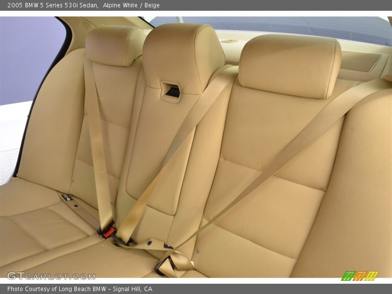 Alpine White / Beige 2005 BMW 5 Series 530i Sedan