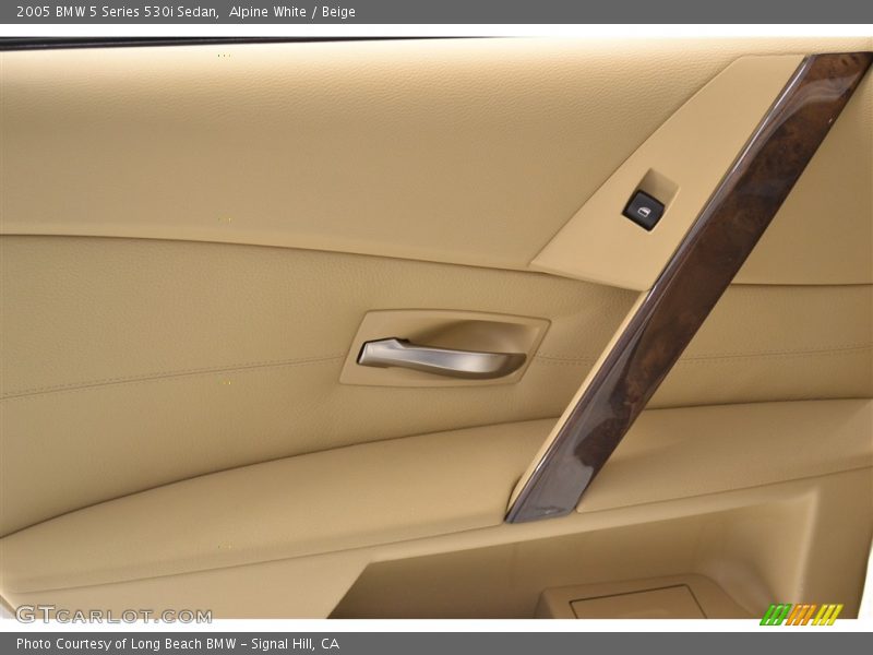 Alpine White / Beige 2005 BMW 5 Series 530i Sedan