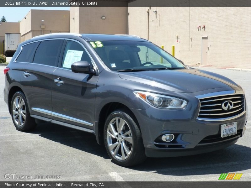 Diamond Slate / Graphite 2013 Infiniti JX 35 AWD