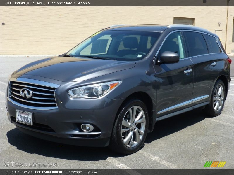 Diamond Slate / Graphite 2013 Infiniti JX 35 AWD