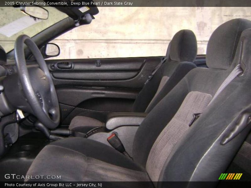 Deep Blue Pearl / Dark Slate Gray 2005 Chrysler Sebring Convertible