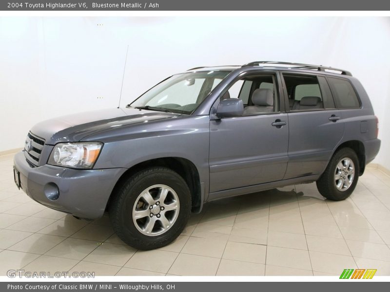 Bluestone Metallic / Ash 2004 Toyota Highlander V6