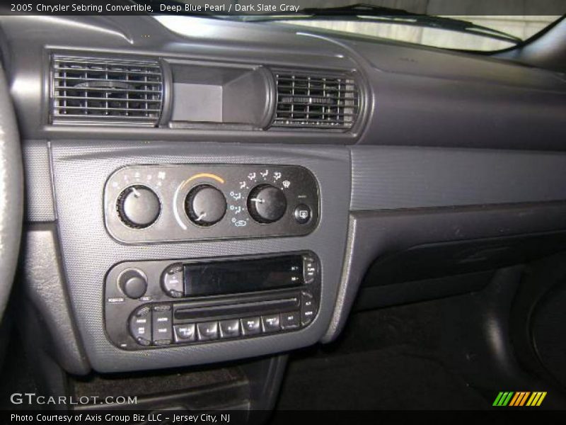 Deep Blue Pearl / Dark Slate Gray 2005 Chrysler Sebring Convertible
