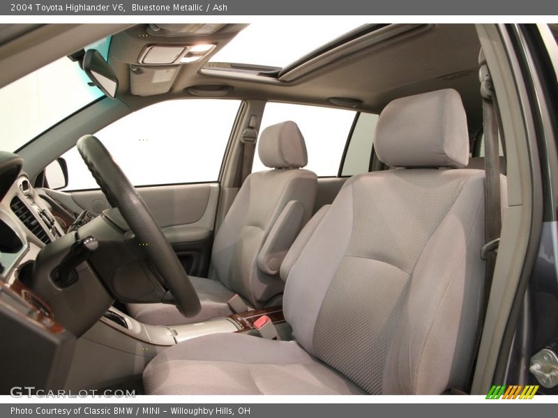 Bluestone Metallic / Ash 2004 Toyota Highlander V6