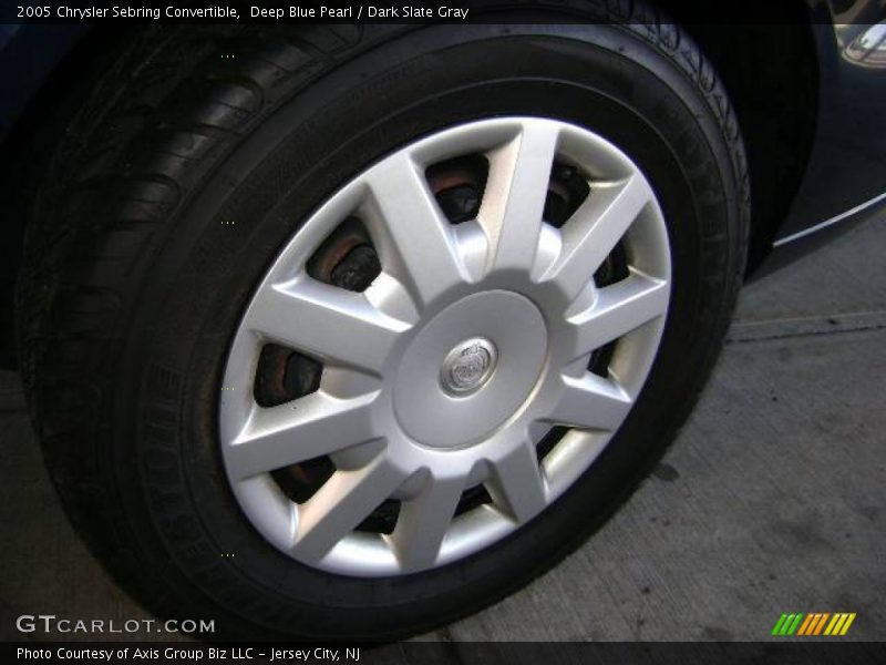 Deep Blue Pearl / Dark Slate Gray 2005 Chrysler Sebring Convertible