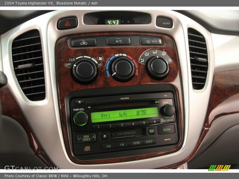 Bluestone Metallic / Ash 2004 Toyota Highlander V6