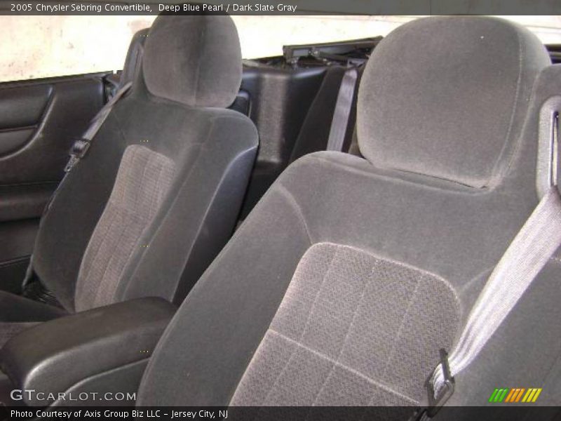 Deep Blue Pearl / Dark Slate Gray 2005 Chrysler Sebring Convertible