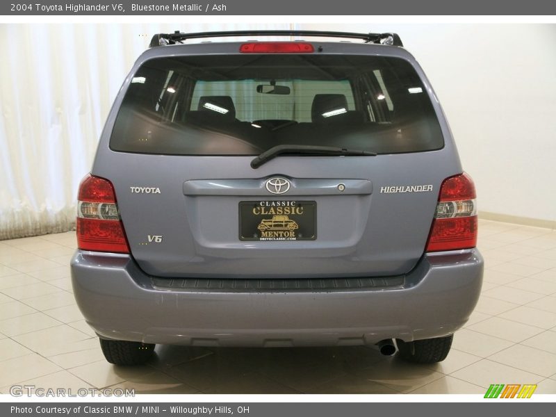 Bluestone Metallic / Ash 2004 Toyota Highlander V6