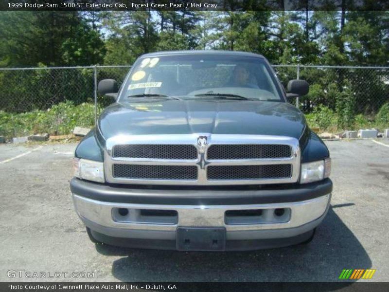 Forest Green Pearl / Mist Gray 1999 Dodge Ram 1500 ST Extended Cab