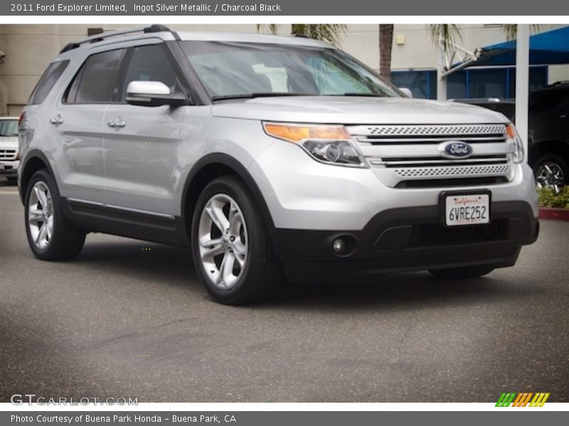 Ingot Silver Metallic / Charcoal Black 2011 Ford Explorer Limited