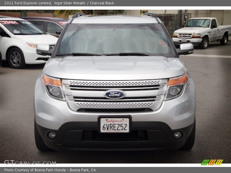 Ingot Silver Metallic / Charcoal Black 2011 Ford Explorer Limited