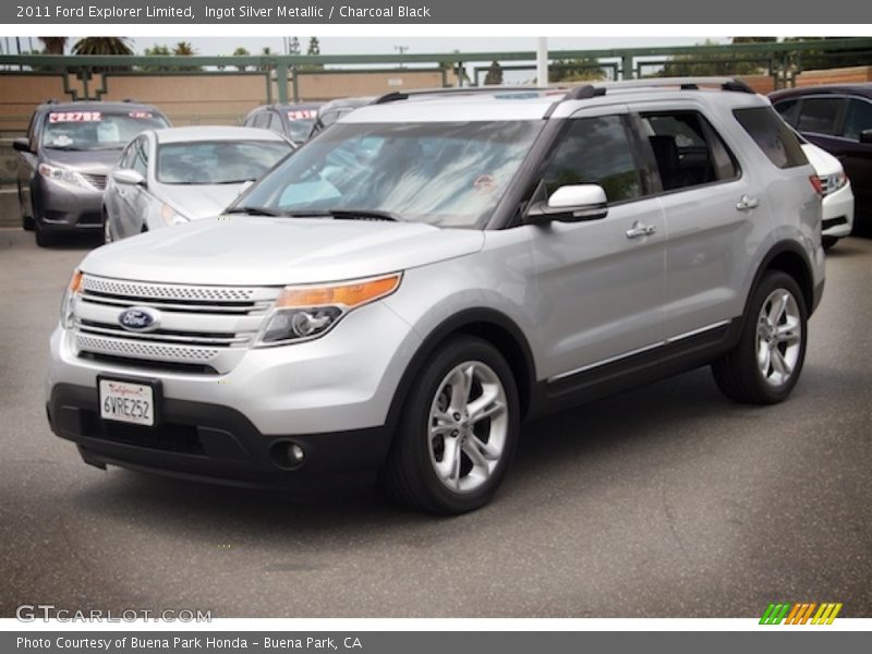 Ingot Silver Metallic / Charcoal Black 2011 Ford Explorer Limited