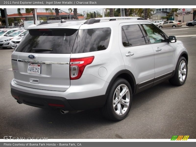 Ingot Silver Metallic / Charcoal Black 2011 Ford Explorer Limited