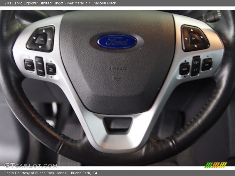 Ingot Silver Metallic / Charcoal Black 2011 Ford Explorer Limited