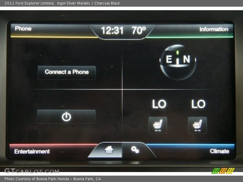 Ingot Silver Metallic / Charcoal Black 2011 Ford Explorer Limited