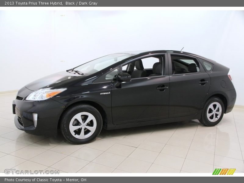 Black / Dark Gray 2013 Toyota Prius Three Hybrid