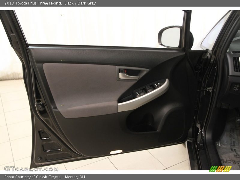 Black / Dark Gray 2013 Toyota Prius Three Hybrid