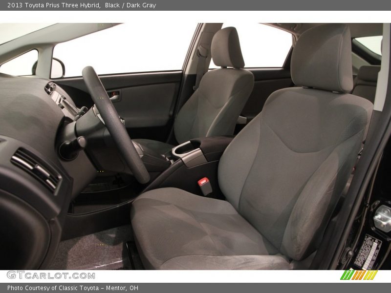 Black / Dark Gray 2013 Toyota Prius Three Hybrid