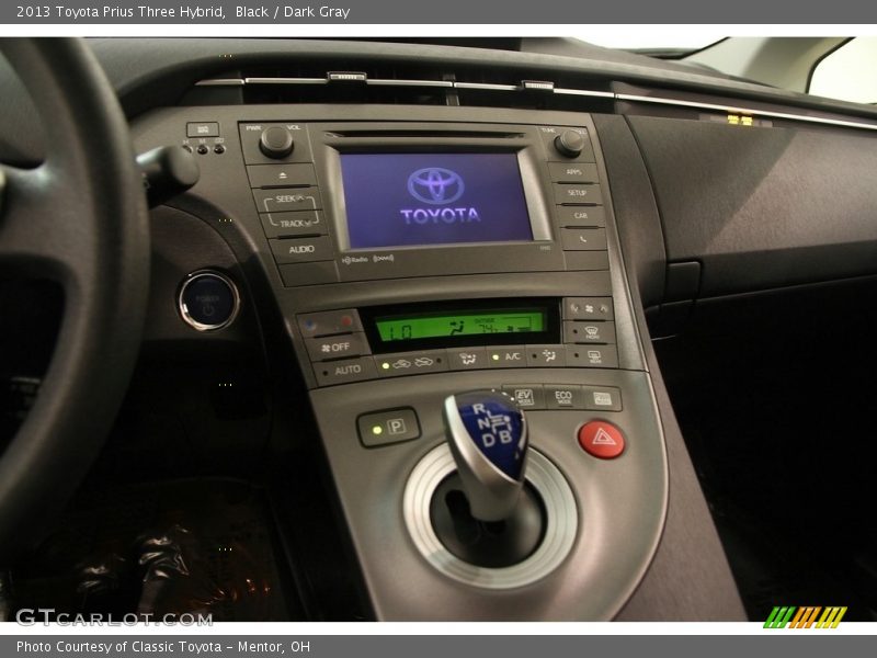 Black / Dark Gray 2013 Toyota Prius Three Hybrid